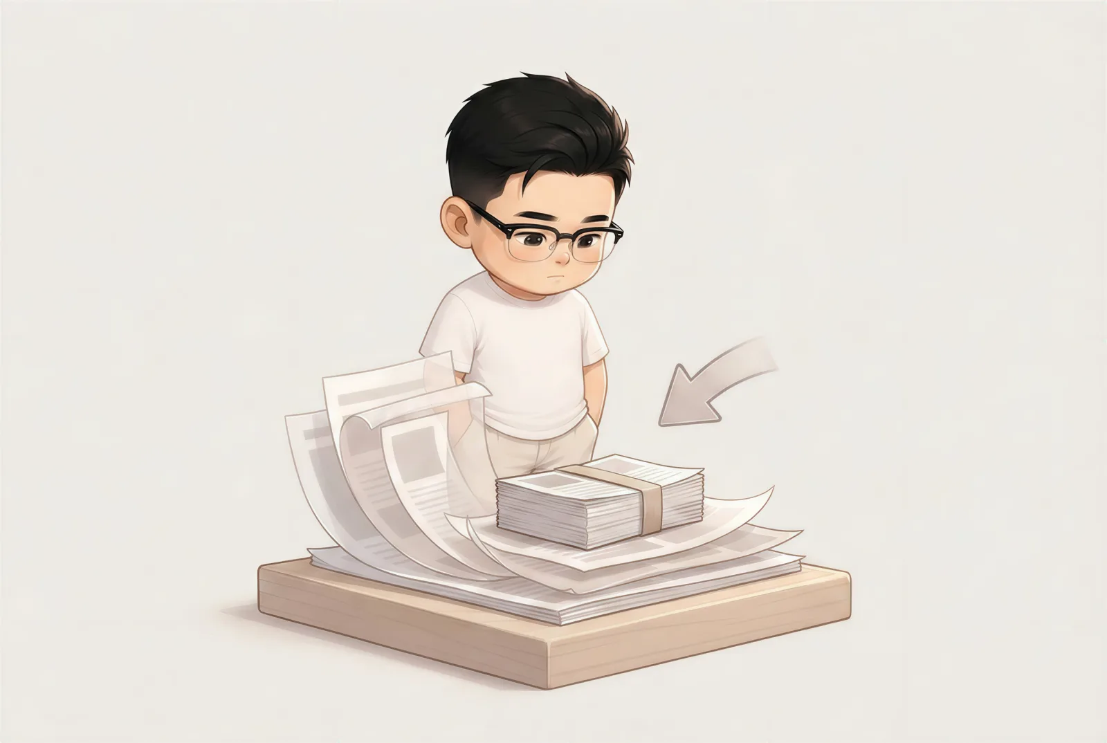 A creator watching a protected newsletter core remain complete as optional paper layers are removed